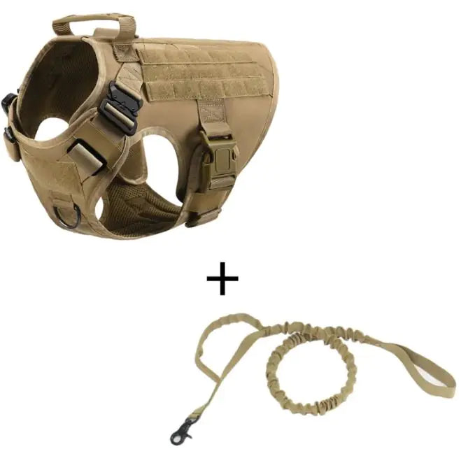 Tactical Dog Harness Set for All Breeds
