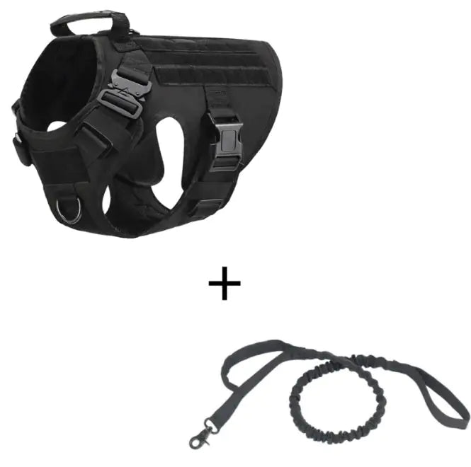 Tactical Dog Harness Set for All Breeds