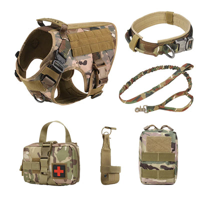 Tactical Dog Harness Set for All Breeds